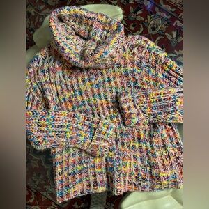 Multicolor sweater size large